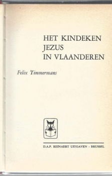 FELIX TIMMERMANS **HET KINDEKEN JEZUS IN VLAANDEREN** RODE REI - 2