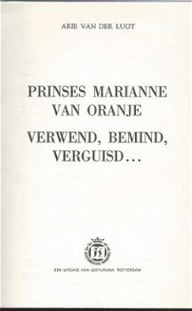 ARIE VAN DER LUGT**PRINSES MARIANNE VAN ORANJE**LEKTURAMA - 1