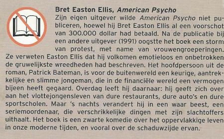 BRET EASTON ELLIS**AMERICAN PSYCHO**DE MORGEN / PAPERVIEW - 2