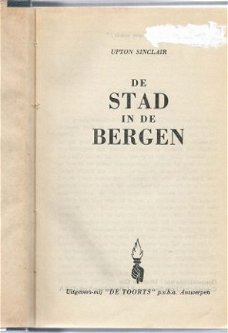 UPTON SINCLAIR**DE STAD IN DE BERGEN**KARTON HARDCOVER+SKYVE