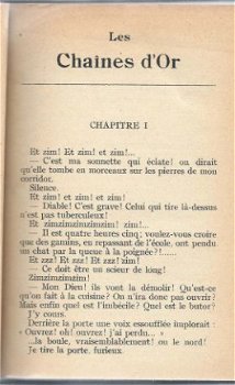 JOSEPH DESCAMPS**LES CHAINES D' OR**NOUVELLE BIBLIOTHEQUE** - 3