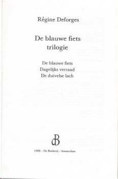 REGINE DEFORGES**DE BLAUWE FIETS*TRILOGIE*BRUINE HARDCOVER * - 4