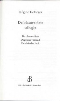 REGINE DEFORGES**DE BLAUWE FIETS*TRILOGIE*BRUINE HARDCOVER * - 6