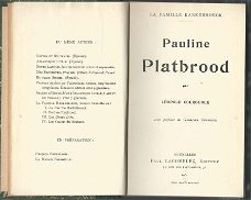 LEOPOLD COUROUBLE**LA FAMILLE KAEKEBROECK*PAULINE PLATBROOD*