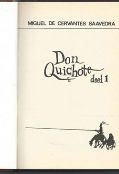 MIGUEL DE CERVANTES SAAVEDR**DON QUICHOTE**DEEL I + DEEL II* - 2