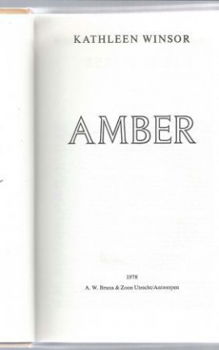 KATHLEEN WINSOR**AMBER**1978**A.W. BRUNA**GELE HARDCOVER - 3