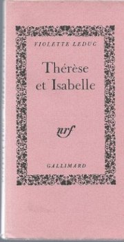 VIOLETTE LEDUC**THERESE ET ISABELLE**NRF GALLIMARD**SOFTCOBV - 1