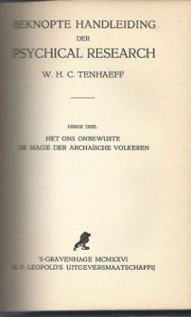 W.H.C. TENHAEFF**BEKNOPTE HANDLEIDING DER PSYCHICAL RESEARCH - 3