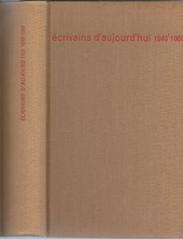 BERNARD PINGAUD**ECRIVAINS D' AUJOURD' HUI**1940-1960**HARDC - 1