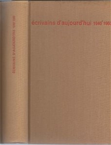 BERNARD PINGAUD**ECRIVAINS D' AUJOURD' HUI**1940-1960**HARDC