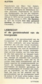 ALSTEIN**LIEBRECHT OF DE GERUISLOOSHEID VAN DE BOURGEOISIE** - 2