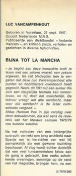 LUC VANCAMPENHOUT**BIJNA TOT LA MANCHA*BRUINE TEXTUUR LINNEN - 2