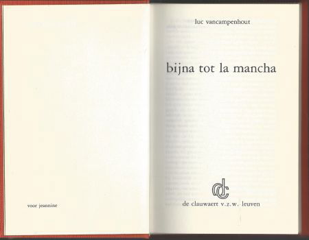 LUC VANCAMPENHOUT**BIJNA TOT LA MANCHA*BRUINE TEXTUUR LINNEN - 5