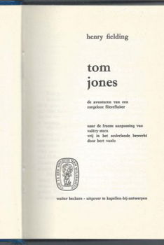 HENRY FIELDING**TOM JONES**AVONTUREN ZORGELOZE FLIEREFLUITER - 1