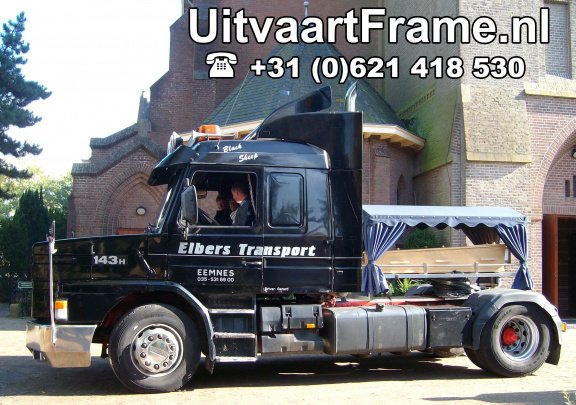 Eerbiedwaardige uitvaart met uw eigen voertuig? ? UitvaartFrame te huur - Afbeelding 3