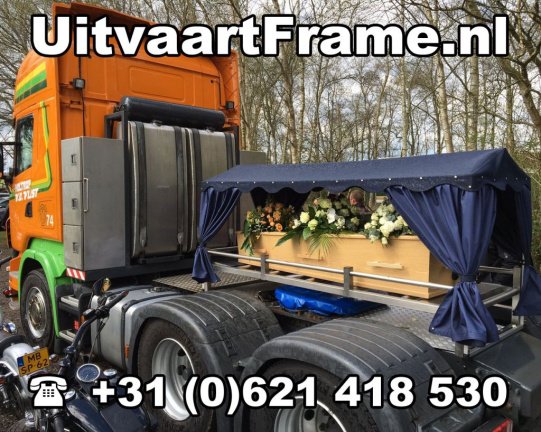 Eerbiedwaardige uitvaart met uw eigen voertuig? ? UitvaartFrame te huur - Afbeelding 4