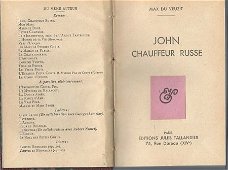 MAX DU VEUZIT**1.JOHN CHAUFFEUR RUSSE.2.MON MARI.*TALLANDIER