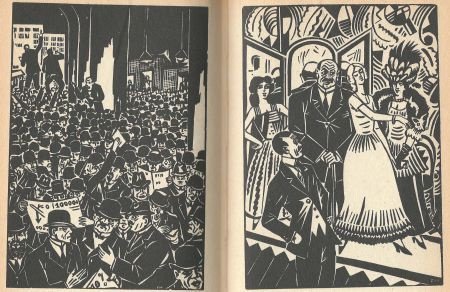 FRANS MASEREEL*6*BEELDROMAN*DE STAD*IN HONDERD HOUTSNEDEN** - 5