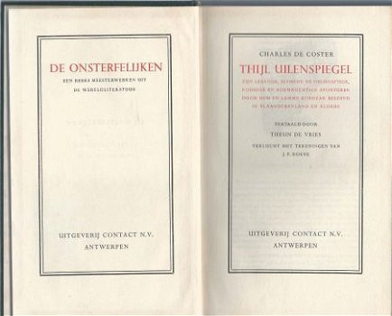 CHARLES DE COSTER**THIJL UILENSPIEGEL**THEUN DE VRIES*HARDCO - 1