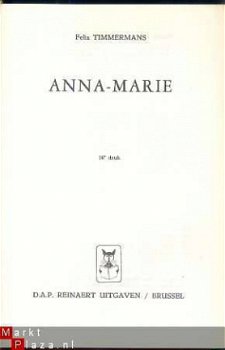 FELIX TIMMERMANS**ANNA-MARIE**REINAERT**RODE HARDCOVER - 2