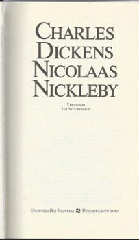 CHARLES DICKENS**NICOLAAS NICKLEBY**BR. TEXTUUR LINNEN BAND* - 2