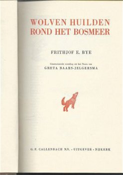 FRITHJOF E. BYE**WOLVEN HUILDEN ROND HET MEER**GELE TEXTUUR - 2