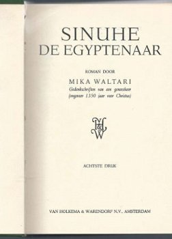 MIKA WALTARI**SINUHE DE EGYPTENAAR*LINNEN GOUDOPDRU - 4