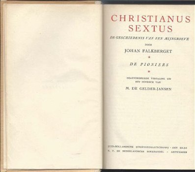 JOHAN FALKBERGET*CHRISTIANUS SEXTUS*1.PIONIERS2.GERGSTAD3.KL - 2