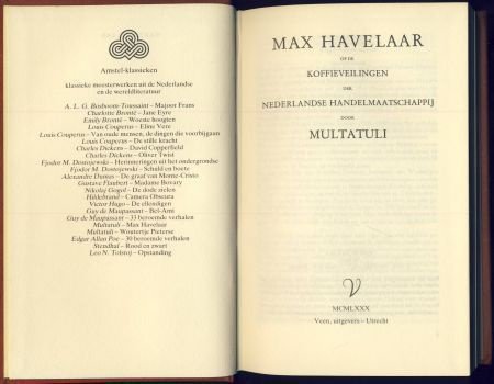 MULTATULI ** MAX HAVELAAR **OF DE KOFFIEVEILINGEN DER NEDERL - 2