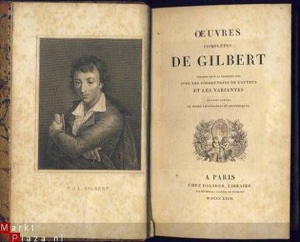 N. J. L. GILBERT**OEUVRES COMPLETES**DE GILBERT*1823*DALIBON - 1