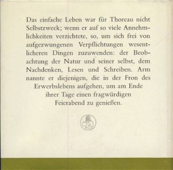 HENRY D. THOREAU**WALDEN ODER HÜTTENLEBEN IM WALDE.**FRITZ G - 2