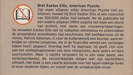 BRET EASTON ELLIS**AMERICAN PSYCHO**DE MORGEN / PAPERVIEW - 2