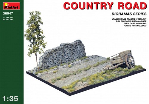 Country road Diorama 1:35 Miniart - 1