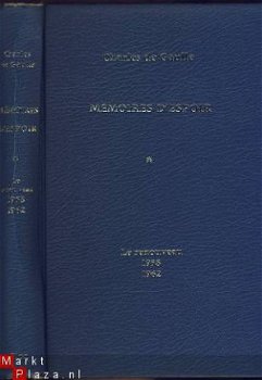 CHARLES DE GAULLE*MEMOIRES D'ESPOIR*LE RENOUVEAU*1958-1962* - 1