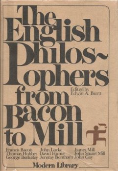 EDWIN A.BURTT**THE ENGLISH PHILOSOPHERS FROM BACON TO MILL** - 1