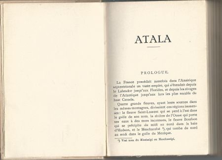 CHATEAUBRIAND**1.ATALA.2.RENE.*LES AVENTURES DU DERNIER ABEN - 4