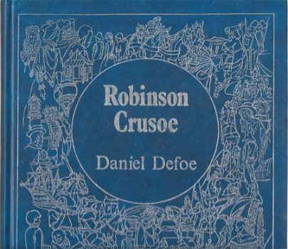 DANIEL DEFOE**ROBINSON CRUSOE**REUZE BLAUWE HARDCOVER+DESIGN - 1