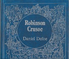 DANIEL DEFOE**ROBINSON CRUSOE**REUZE BLAUWE HARDCOVER+DESIGN