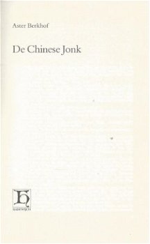 ASTER BERKHOF**DE CHINESE JONK** HADEWIJCH PAPERBACK** - 4