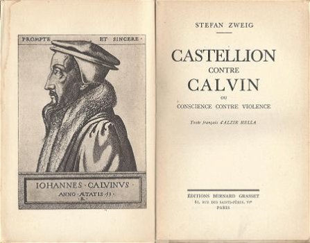 STEFAN ZWEIG**CASTELLION contre CALVIN**TEXTE FR.ALZIR HELLA - 2