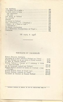 STEFAN ZWEIG**ROMAIN ROLLAND**L' HOMME ET L' OEUVRE**BACONNI - 5