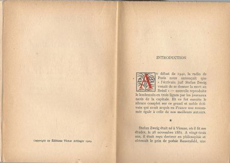 STEFAN ZWEIG**VINGT-QUATRE HEURES DE LA VIE D'UNE FEMME.** - 4