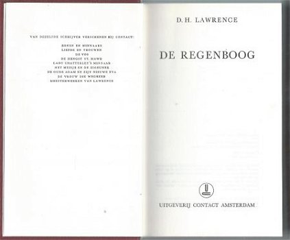 D. H. LAWRENCE**DE REGENBOOG**D. H. LAWRENCE**REGENBOOG*TEXT - 3