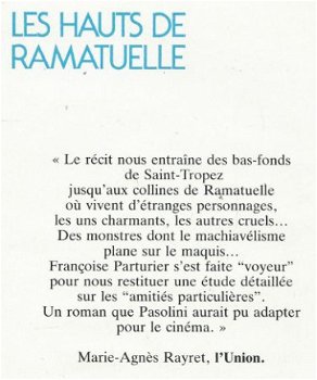 FRANCOISE PARTURIER**LES HAUTS DE RAMATUELLE**HARDCOVER FRAN - 2