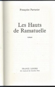 FRANCOISE PARTURIER**LES HAUTS DE RAMATUELLE**HARDCOVER FRAN - 6
