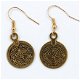 1001oorbellen tribal festival oorbellen coins munten goud tibet zilver etnic bohemian beach ibiza h - 2 - Thumbnail