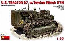 U.S. Army Caterpillar Tractor with winch 1:35 Miniart