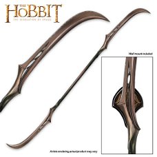 United Cutlery The Hobbit Mirkwood Double-Bladed Polearm UC3043