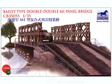 Bailey type double - double M1 panel bridge 1:35 Bronco - 1