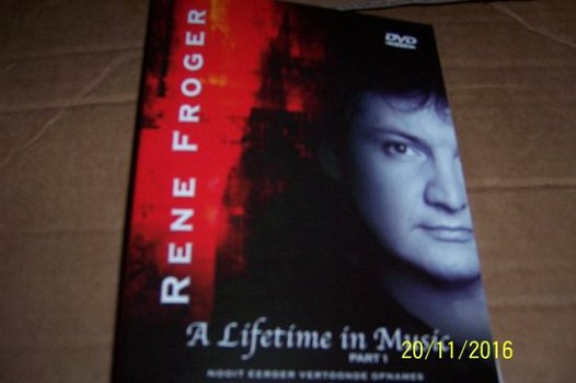 Rene Froger - A Lifetime In Music DVD - 1